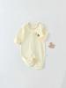 Breathable Baby Long Sleeve Bodysuit Pajamas for Spring & Autumn