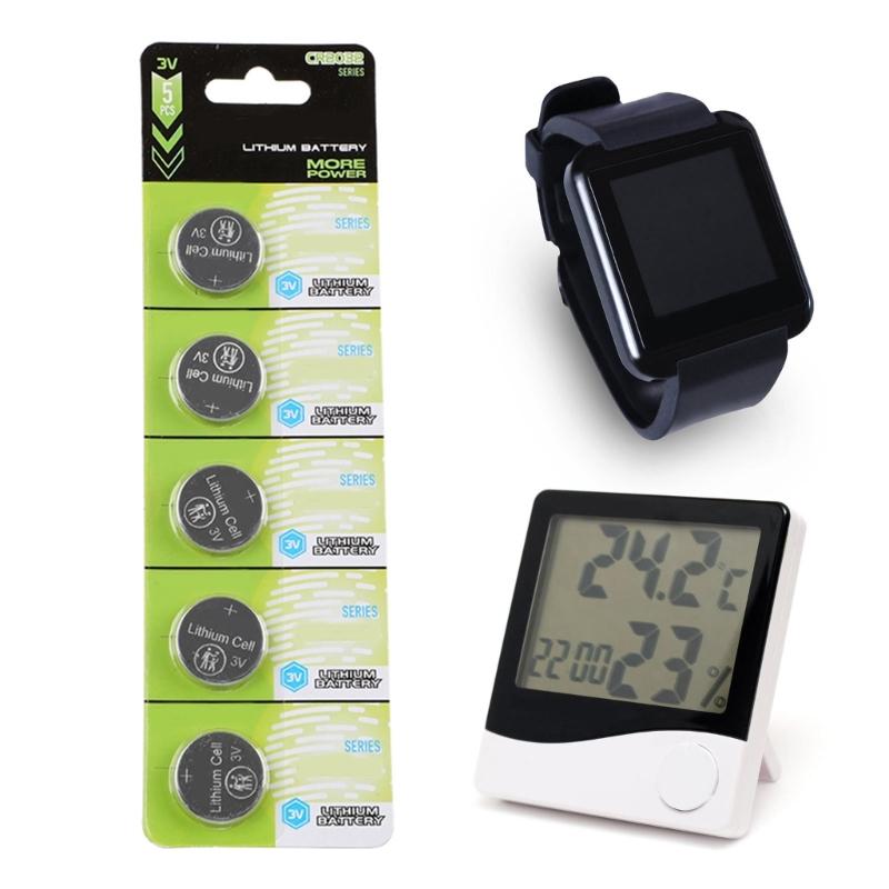 Pack Of 5/10 CR2032 3V Lithium Button Cell Batteries CR2032 Batteries For Watches Toy And Small Electronics Everyday Use