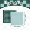 2pcs Mini Cutting Pad, Self Healing Craft Mat Small Sewing Cutting Mat Rotary Fabric Mat Non Slip 8x8cm Mini Cut Board for Scrapbooking Quilting