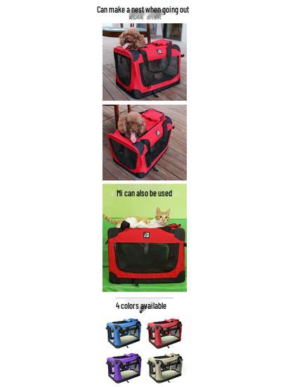 Portable Folding Pet Cage for Dogs and Cats, Medium To Large, Suitable for Travel or Home