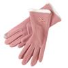 Thicken Warm Gloves with Warm Lining Ski Gloves Full Fingered Gloves  For Outdoor Sport Running