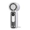 Portable USB-Charged Transparent Fan with Ice Pack and Display Screen for Outdoor Use