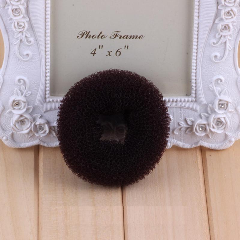 Haar Donuts Haar Styling Werkzeug Frauen Mädchen Schwamm Deckblatt Kopf Fleischbällchen Haar Brötchen Ring Donut Maker