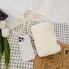 Simple Trendy Macaron Solid Color Shoulder Crossbody Canvas Bag Versatile  Zero Wallet Samll Square Phone Bags For Girls