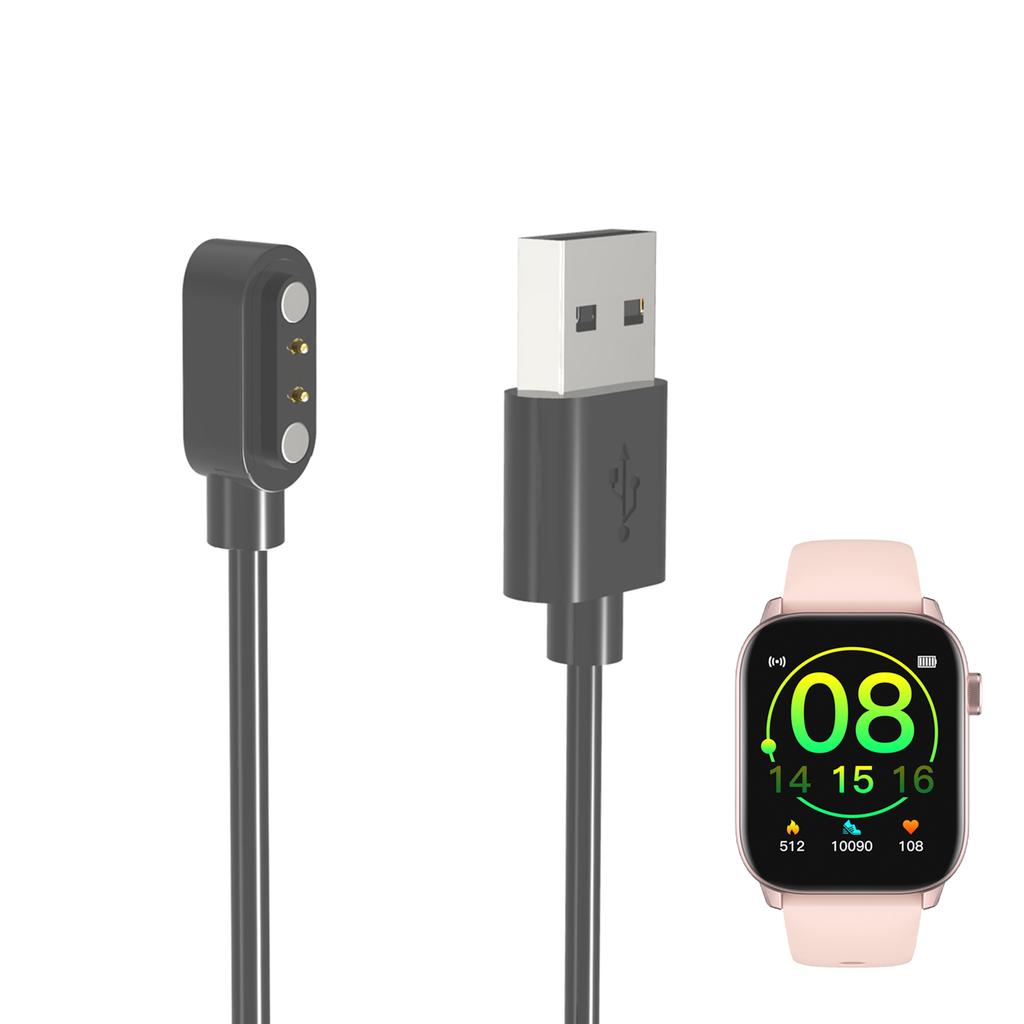 for Smart Watch USB Charging Cable Magnetic Charger Cord for KW76 Fast Charge Ho