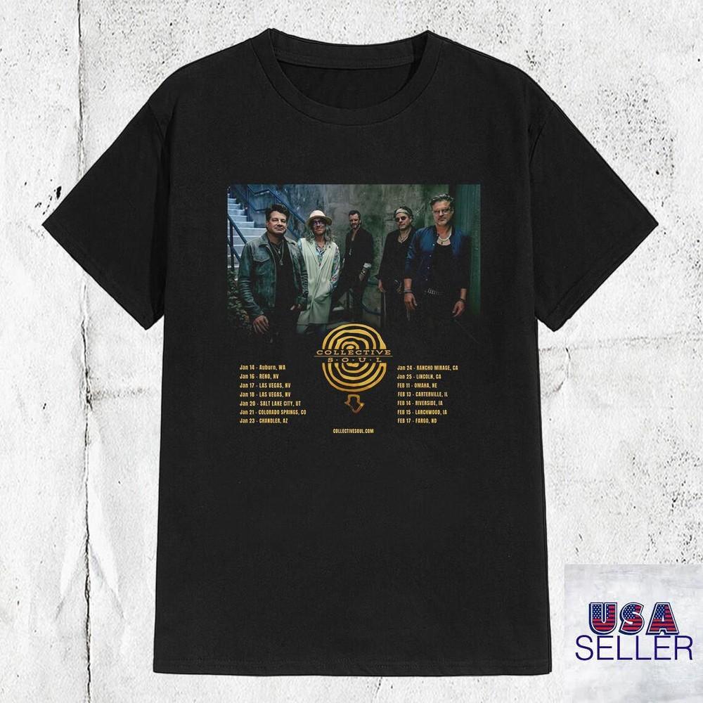 Collective Soul 2025 Tour Gift For Fan T Shirt Full Size Unisex T-Shirt XL