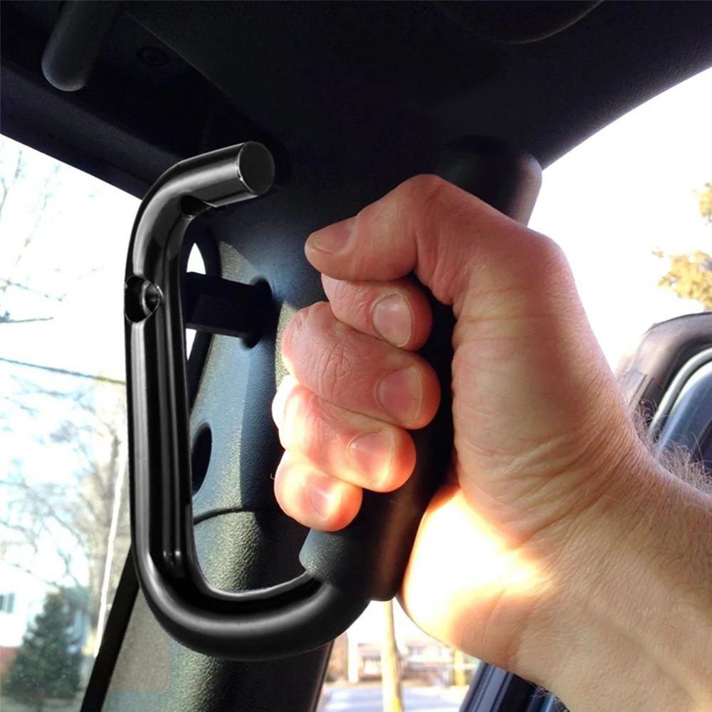 Rear & Front Grab Bar Steel Grab Handles FOR 2007 2008 2009 2010 2011 2012 2013 2014 2015 2016 2017 2018 Jeep Wrangler JK 4 Door