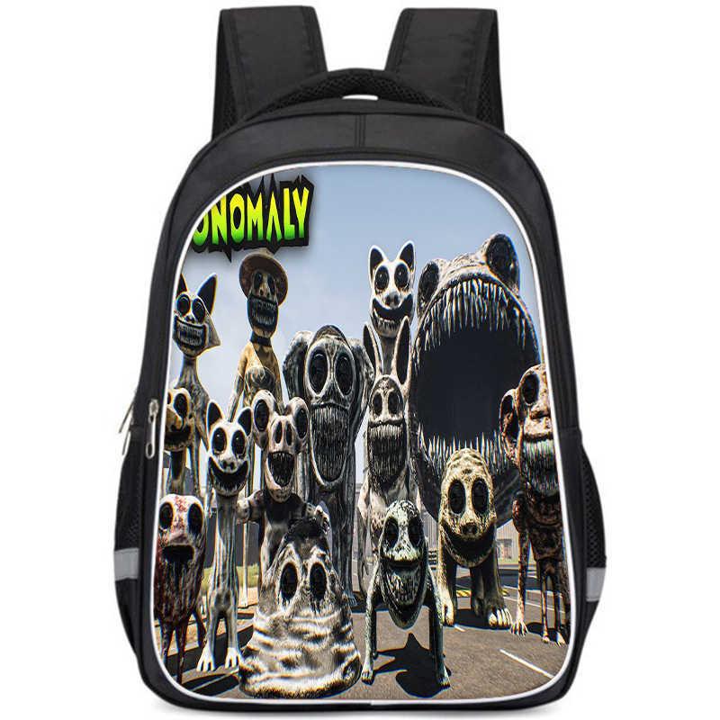 Zoonomaly Große Kapazität Leichter 3D Oxford-Stoff Rucksack Für Kinder Schule