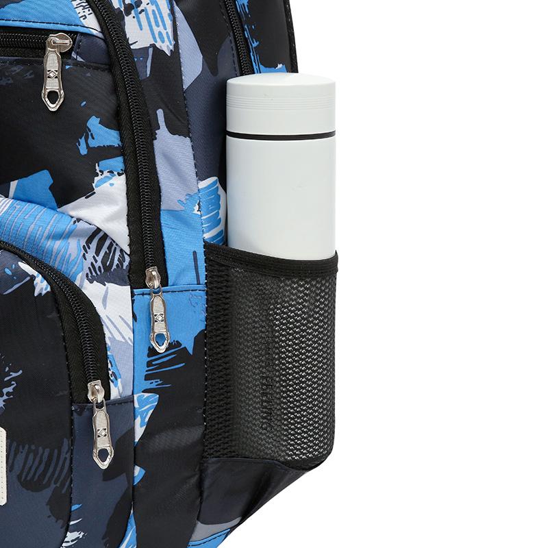 Large Capacity School Bag Backpack Set Male Female Student Three-Piece Backpack