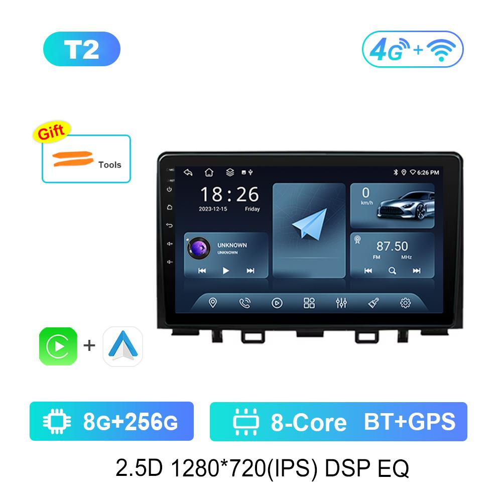 Android Car Radio Multimedia Video Player for Toyota Wish 2 2009 - 2017 GPS Navigation Left Hand Drvie DSP Stereo 4G WiFi