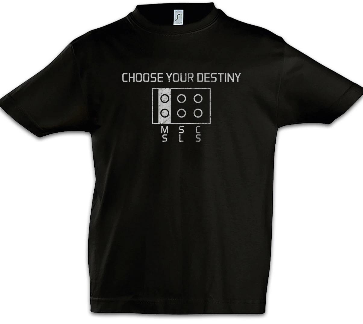 Choose Your Destiny Kids Boys kids boys T-Shirt Plug Nerd Geek Fun Msc SLS 140