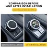 Car Sticker Benz Hot For Benz For AMG Benz Car Multimedia Knob Decorative Stickers For Mercedes-benz AMG Barbosa W205 C300 W203