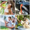Tomshoo Portable Camping Shower Outdoor Camping Shower Pump Rechargeable Shower Head Outdoor Traveling Equipment Hiking Supplies