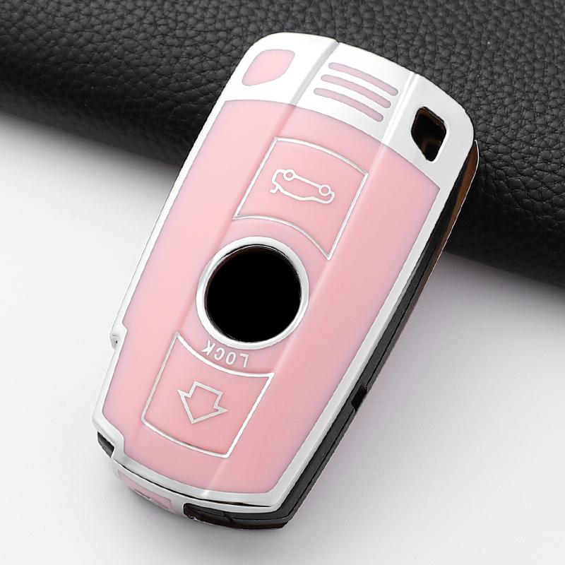 New Soft Tpu Car Key Case Cover Shell For Bmw E60 E61 E70 E81 E87 E90 E91 E92 X1 X5 X3 1 3 5 6 Series Z4 Keychain Accessories