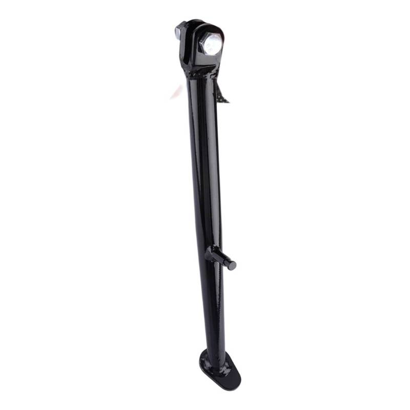 Black 29cm Motorcycle Bike Scooter E-Bike Side Kickstand Foot Stand Support Leg Bracket