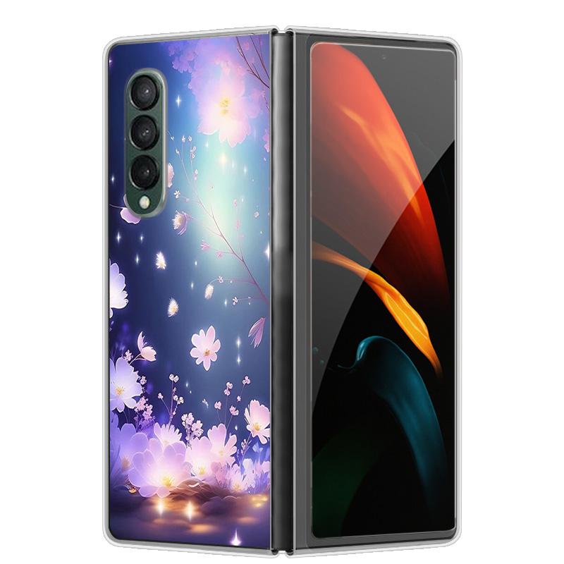 

For Samsung Galaxy Z Fold 6 5G Case Painted Hard Phone Cover For Galaxy Z Fold5 5G Cases Shells Fundas ZFold 4 5 6 Capas Galaxy Z Fold 5