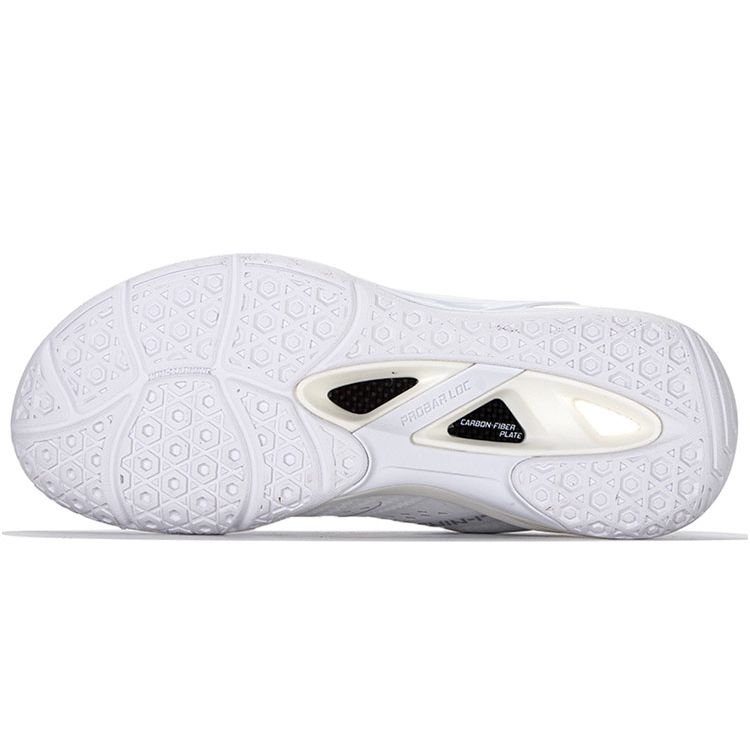 Li Ning Yun Ting Pustende Støtdempende Lavsko Badmintonsko Damesko Sølvhvit AYAR034-1