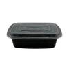 1500ml Disposable Rectangular Food Containers with Lids (150 Sets)