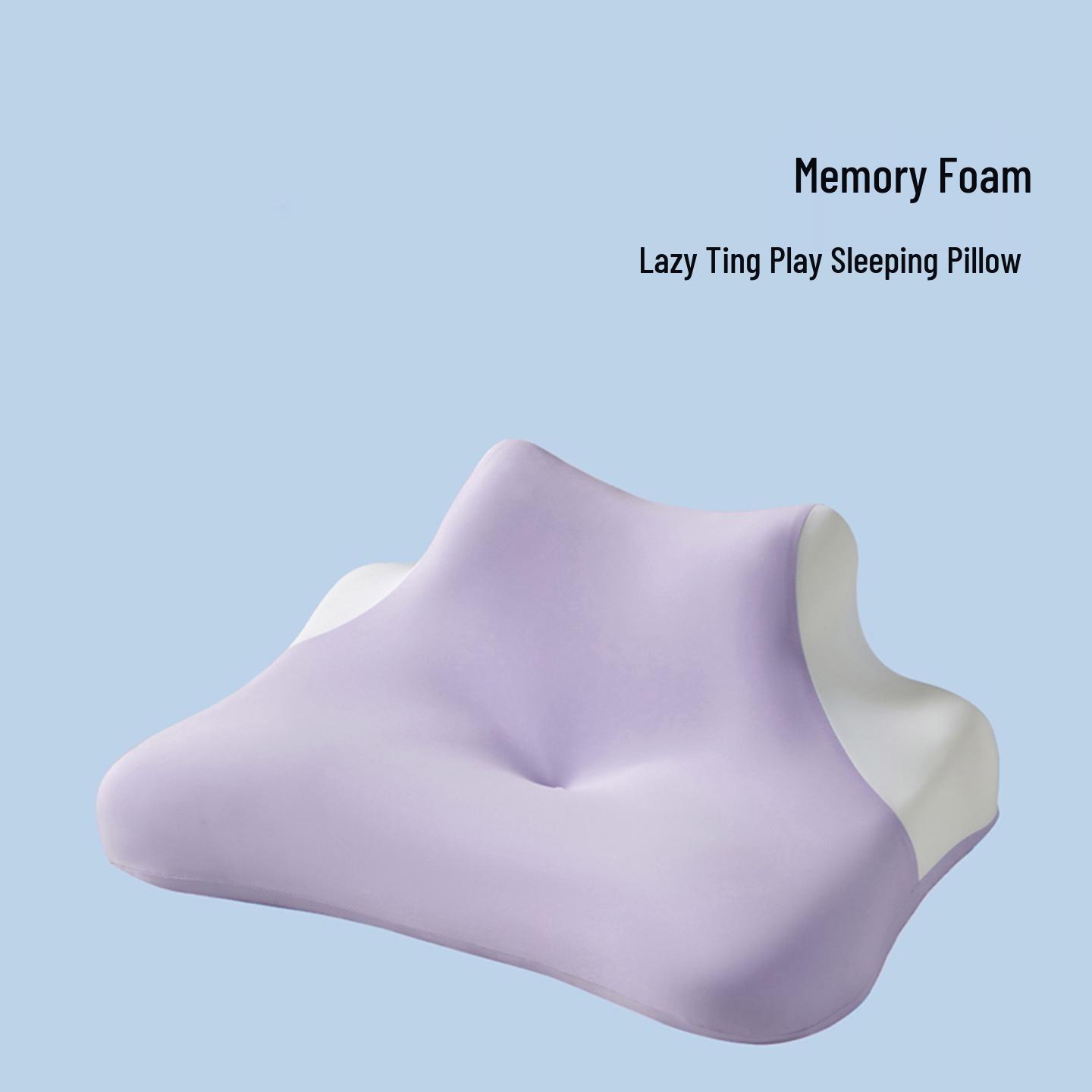

Dual-Use Memory Foam Pillow: Soft/Hard Neck Support, Multi-Position, Removable/Washable Cover, Ideal for Side Sleepers and Back Cushion 60*40*23cm per piece