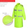 Rainproof Long Reflective Raincoat Adult Breathable Sanitation Property Security Duty Labor Protection Trench Coat Full Body Raincoat