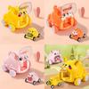 Animal Inertia Toy Car For Kids With Plastic Material And Interactive Play