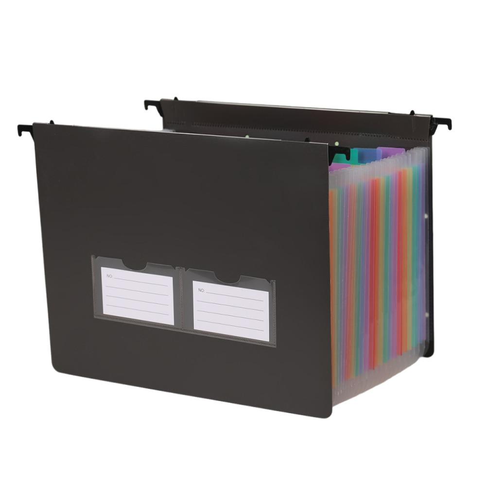 Dustproof Test Paper Storage Bag Waterproof Accordion File Folder Portable Accordion Bag Receipt 7 Pockets кофейный