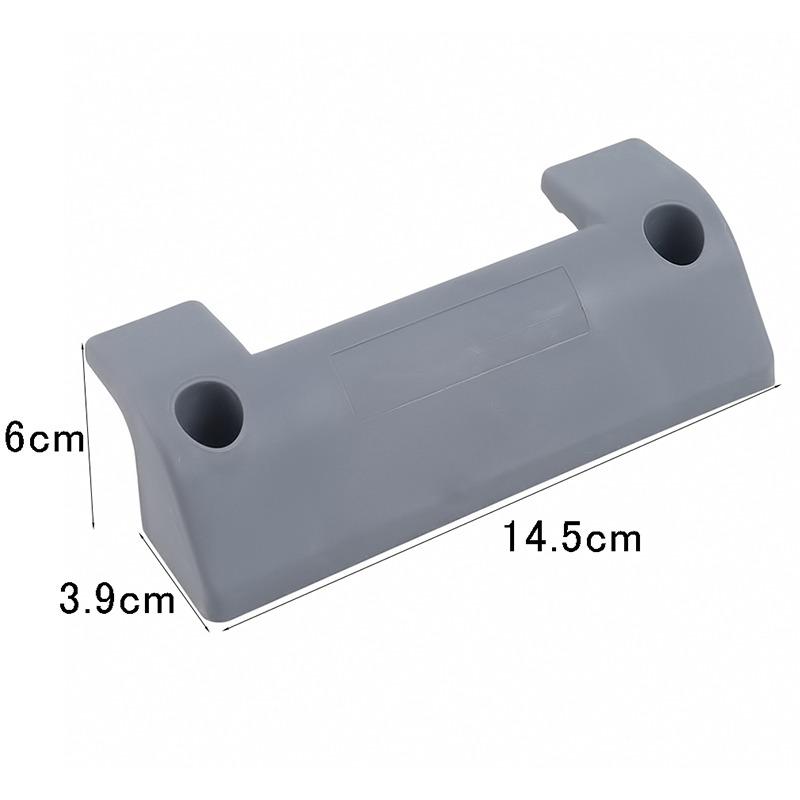 

1pc Garden Hose Reel Holder Plastic Wall Mounted Hanger Storage Hook Rack Reel Pipe Holder with 4pcs Expansion Screws сірий колір