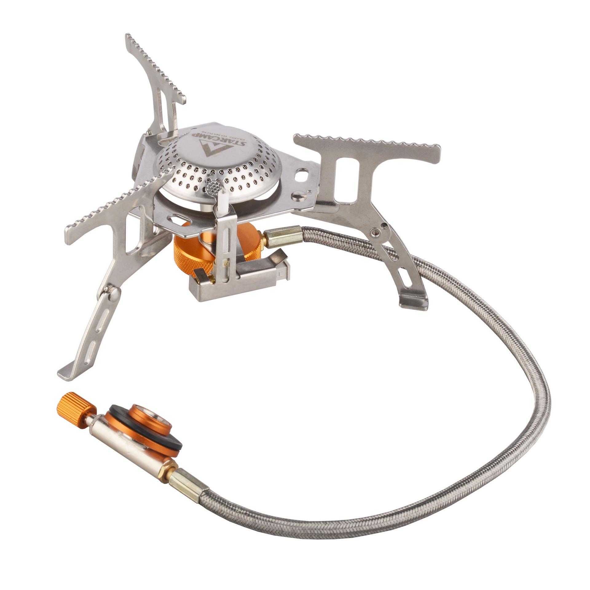 STARCAMP 3500W Portable Folding Camping Stove & Cookware Set Manual серебряный