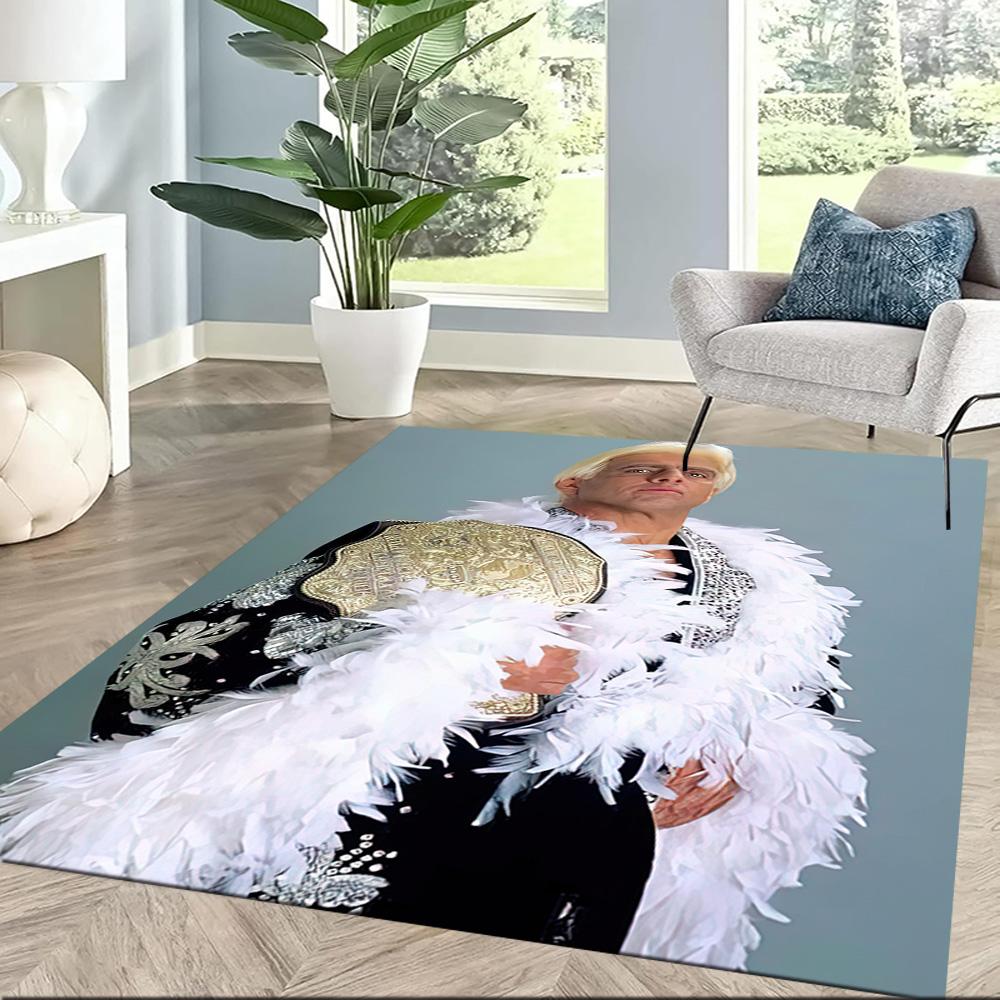 Ric Flair Square Rugs Are a Great Choice for Living Rooms, Bedrooms, Home Décor, and As Gifts.