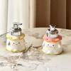 Separately Bottled Ceramic Soap Dispenser 200ML Hand Wash Bubbler  Hotel Household