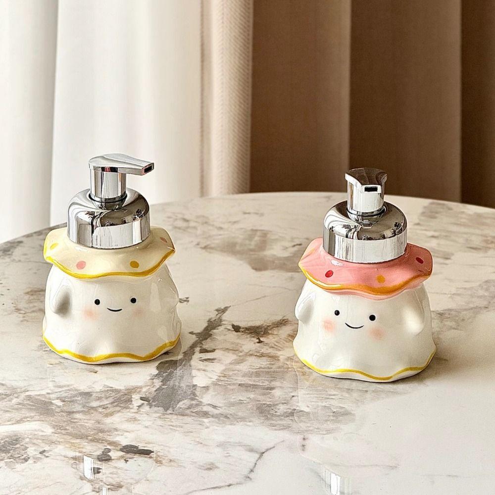 Separately Bottled Ceramic Soap Dispenser 200ML Hand Wash Bubbler Hotel Household