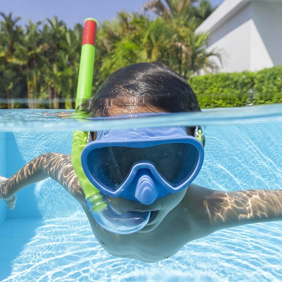 [PACZA][5] Children's diving set Mask + Snorkel Bestway 24036 BLUE K183N