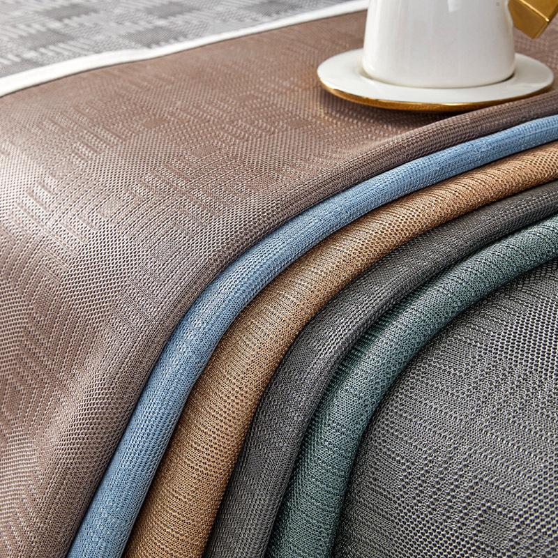 Summer Ice Silk Sofa Cushion Light Luxury Mat Seat Cushion Summer Simple Modern High-End Non-Slip Leather Sofa Cover