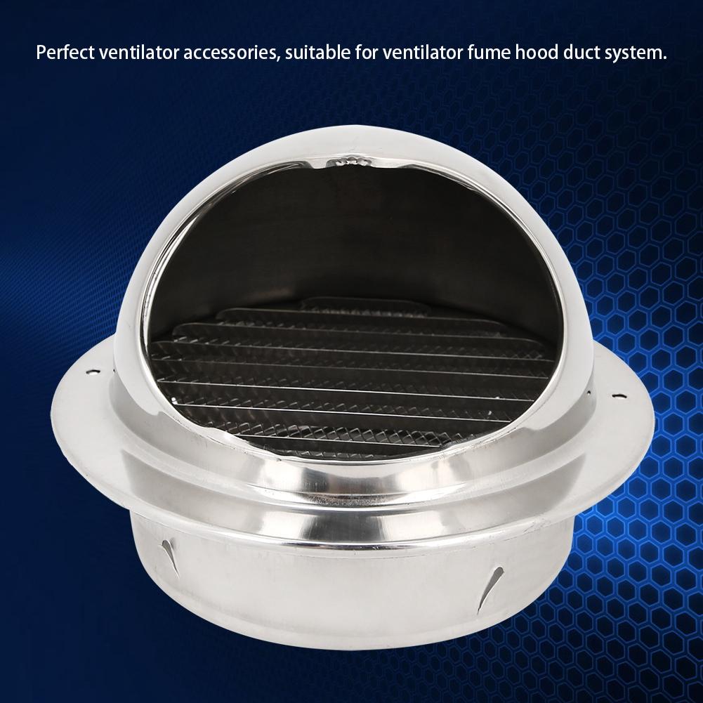 Household Stainless Steel Kitchen Ventilator Exhaust Hood Grille Outlet Vent Accessory