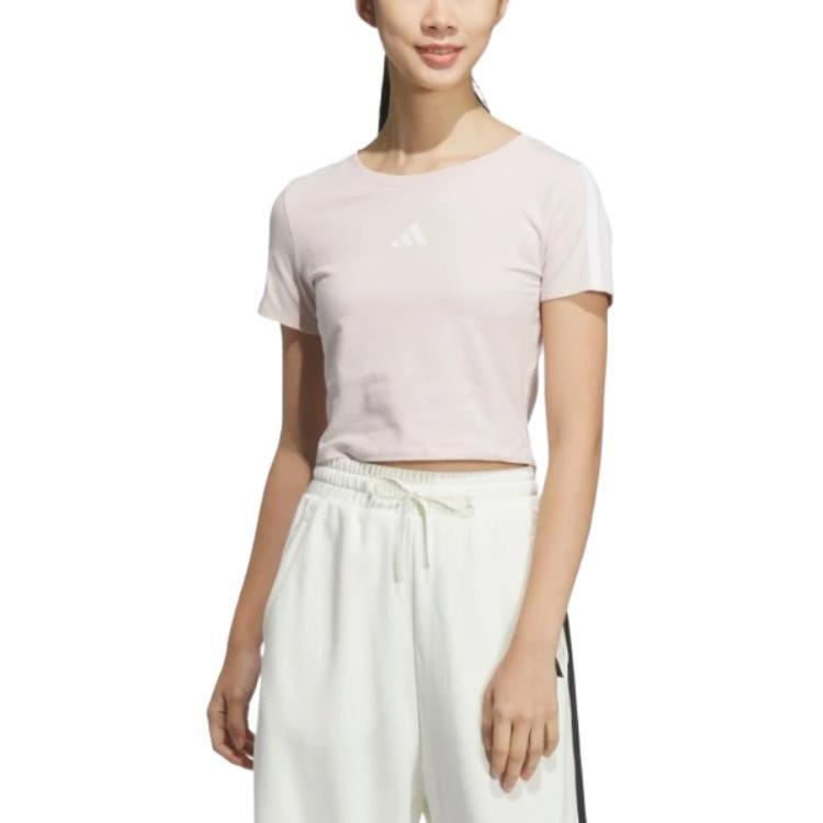 Adidas SS25 T Shirt Women's Purple Pink JZ2314