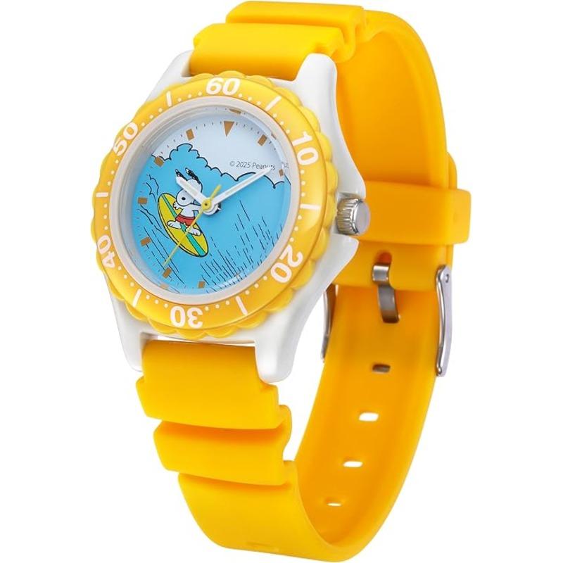 CITIZEN Q&Q Analog Watch PEANUTS Snoopy 10-Bar Water Resistant Yellow V51A-503VK