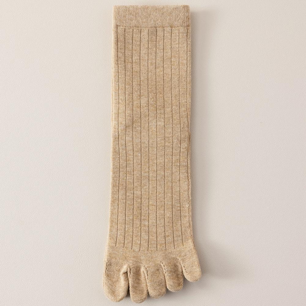 5 Pairs Toe Socks Women High Quality Cotton Five Finger Socks Middle Tube Crew Socks with Separate Fingers Four Seasons Hosiery