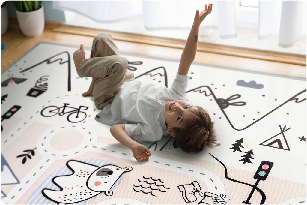 foam mat North 180x150 - beige