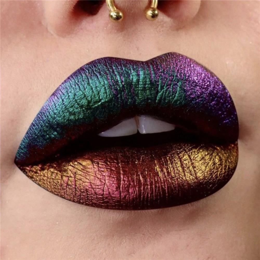 Multi Chrome Chameleon Eyeshadow Metallic Shiny Eyeshadow Palette Powder Pigment Professional Eye Makeup Party Cosmetics