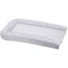 Matelas a langer avec éponges amovibles - blanc / gris - 42 x 70 cm