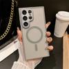 Samsung S26 Ultra/S25+ Magnetic Case with Lens Film & Frosted Finish