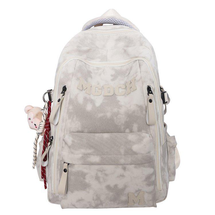 Lightweight, Ergonomic School Backpack for Male and Female Teens, Featuring Large Capacity, New Style, Double Shoulder Straps, and Back Protection.
