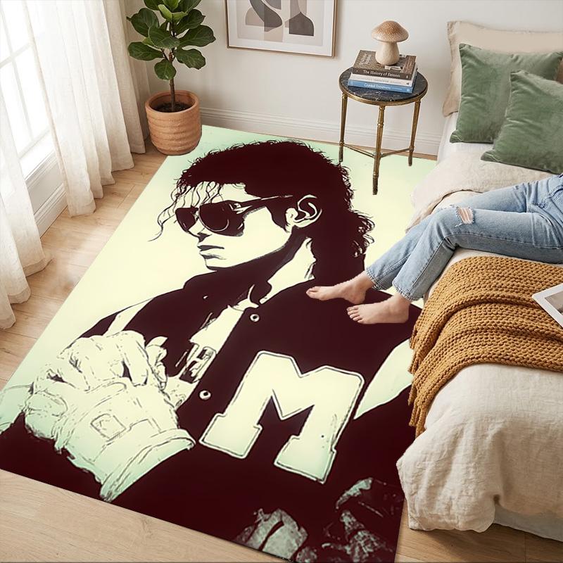 Moonwalk Legend Living Room Nonslip Area Rug Soft Carpet For Bedroom Gameoom Playroom Sofa Office Home Decor Doormat