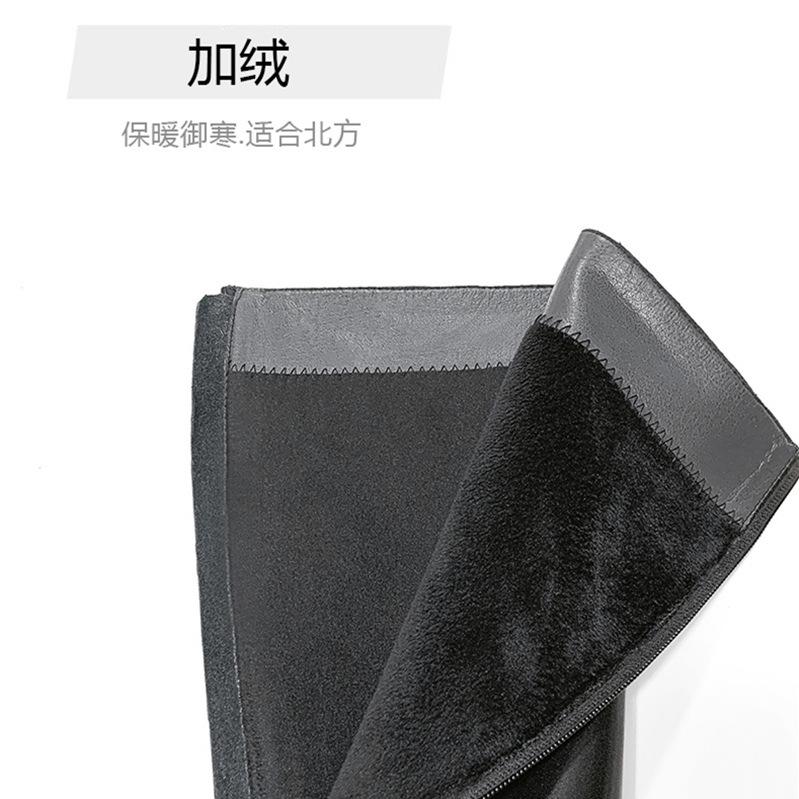 

Но женские осенне-зимние сапоги до колена, сапоги на платформе, высокие сапоги-рыцари 40