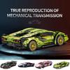 Highly Popular Cyberpunk Lamborghini Carriage Edition Lego Model Remote Control Car Toy