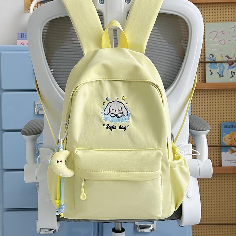 Schoolbag new Korean version junior high school student backpack women's casual simple schoolbag women's fashion large-capacity high-value backpack
