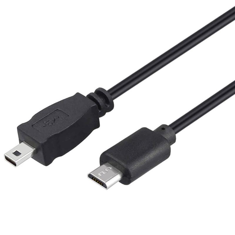 USB C Data Cord Mini USB to USB C OTGCable Mini8P to MicroCord for Easy File Transfer to Computer Mobile Device