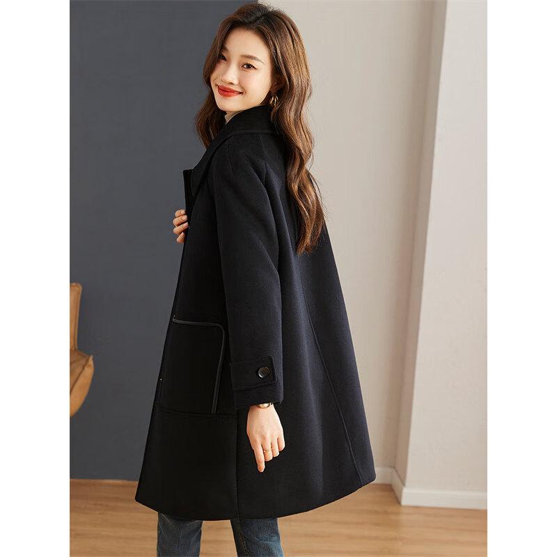 Shang Jing Women's Winter Wool Blend Overcoat