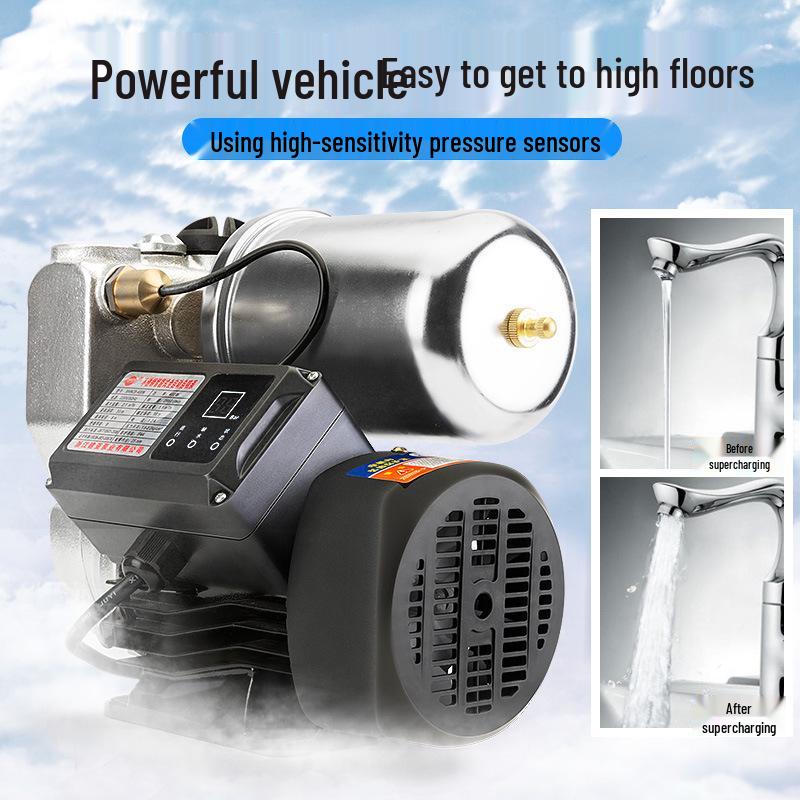 220V High Power Stainless Steel Self-Priming Booster Pump for Tap Water - Intelligent Constant Pressure
