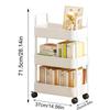 Floor-standing Kitchen Snack Shelf Organizer Bathroom Accessories Home Stand Rack Cart for Storage Multifunctional Trolley Toy